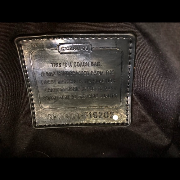 Signature COACH Diaper Bag/ Weekender Bag - Picture 6 of 8